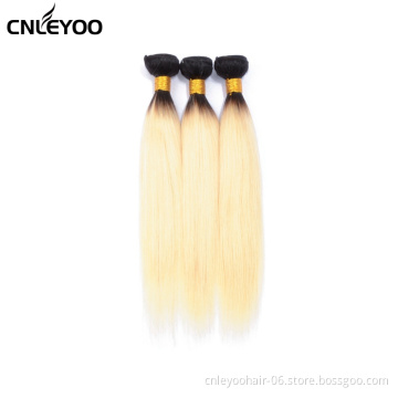 Wholesale Ombre Human Hair Extension 3pc 18 inch hair bundle Colorful Human Hair Sets for Beauty